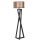 Opviq, 941RTN1411, Elegant Floor Lamp with Wood Body, 150 cm Height, 45 cm Cap Diameter, On/Off Switch, E27 Socket (Max 40W) | Stylish Lighting for Home & Office