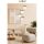 Elegant Gold & White Chandelier, Adjustable Height, Metal Body, Antique Coated Finish, 70 cm Tall, E27 Socket, Perfect for Modern Spaces, 15 cm Cap Diameter