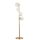 Elegant White Floor Lamp, 137 cm Height, Metal Body with Static Oven Painting, E27 Socket Max 40W, 30 cm Base Plate | Perfect for Modern Decor