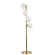 Elegant White Floor Lamp, 137 cm Height, Metal Body with Static Oven Painting, E27 Socket Max 40W, 30 cm Base Plate | Perfect for Modern Decor