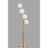Elegant White Floor Lamp, 137 cm Height, Metal Body with Static Oven Painting, E27 Socket Max 40W, 30 cm Base Plate | Perfect for Modern Decor