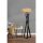 Elegant Black Floor Lamp, 150 cm Height, Wood Body & Metal Parts, 45 cm Shade, E27 Socket, On/Off Switch | Perfect for Modern Living Spaces