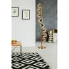 Elegant Gold Floor Lamp, 155 cm Height, Metal Body with Static Oven Painting, E27 Socket Max 40W, 30 cm Base Plate | Perfect for Modern Decor
