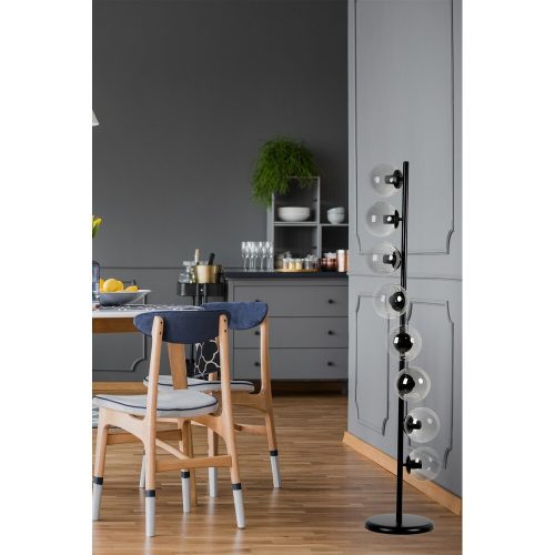 Elegant White Floor Lamp, 155 cm Height, Metal Body with Static Oven Painting, E27 Socket Max 40W, 30 cm Base Plate | Perfect for Modern Decor