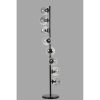 Elegant White Floor Lamp, 155 cm Height, Metal Body with Static Oven Painting, E27 Socket Max 40W, 30 cm Base Plate | Perfect for Modern Decor
