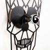 Modern Black Wall Lamp, MDF Body with Iron Cap, 35 x 12 x 50 cm | E27 Socket, Max 40W, IP20 | Stylish & Functional Lighting for Home Decor
