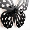 Modern Black Wall Lamp, MDF Body, 52 x 12 x 38 cm, E27 Socket Max 40W, IP20, Pluggable, Stylish Design for Kids & Nature Lovers, Laser-Cut Finish