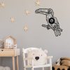 Modern Black Wall Lamp, MDF Body, 49 x 12 x 50 cm, E27 Socket Max 40W, IP20, Pluggable, Stylish Design for Home & Office, Laser-Cut Finish