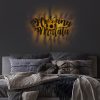 Stylish Black Wall Lamp, 62 cm x 30 cm x 9 cm | 100% Metal, 40W, IP20, 200 cm Cable, On/Off Switch | Perfect for Modern Home Decor & Lighting