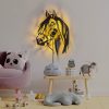 Stylish Black Wall Lamp, 41 x 57 x 9 cm | 100% Metal, 40W, IP20, 200 cm Cable | On/Off Switch, Pluggable | Perfect for Modern Home Decor