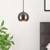 Scandinavian Chandelier, Silver Metal Body, 15 x 30 cm, Height 111 cm, E27 Max 40W, 90 cm Cable | Elegant Lighting for Modern Spaces