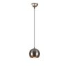 Scandinavian Chandelier, Silver Metal Body, 15 x 30 cm, Height 111 cm, E27 Max 40W, 90 cm Cable | Elegant Lighting for Modern Spaces