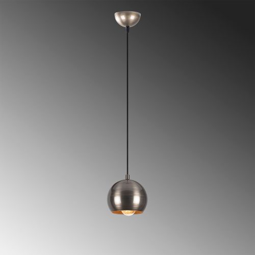 Opviq, 521SHN3199, Scandinavian chandelier, silver metal body, 15 x 30 cm, height 111 cm, E27 Max 40W, 90 cm Cable | Elegant lighting for modern spaces