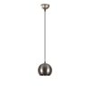 Scandinavian Chandelier, Silver Metal Body, 15 x 30 cm, Height 111 cm, E27 Max 40W, 90 cm Cable | Elegant Lighting for Modern Spaces