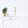 Glamorous Gold Table Lamp, Metal Body, 21 x 21 cm, Height: 35 cm, E27 Socket Max 40W, 150 cm Cable, Elegant Design for Modern Spaces, IP20 Rated.