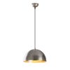 Scandinavian Chandelier, Silver Metal Body, 30 x 30 cm, Height 111 cm, E27 Max 40W, 90 cm Cable | Elegant Lighting for Modern Spaces