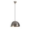 Scandinavian Chandelier, Silver Metal Body, 30 x 30 cm, Height 111 cm, E27 Max 40W, 90 cm Cable | Elegant Lighting for Modern Spaces