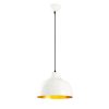 Scandinavian Chandelier, Gold Iron Body, 31 x 31 cm, Height 120 cm, E27 Socket Max 40W, 90 cm Cable | Elegant Lighting for Modern Spaces