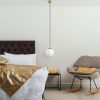 Elegant Gold Chandelier, Adjustable Height 40-115 cm, Metal Body, 15 x 15 x 115 cm, Ø10 Base, E14 Socket, Perfect for Modern Spaces, Bulb Not Included