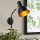 Industrial Scandinavian Wall Lamp, Black Metal Body, 17 x 37 cm, Height 40 cm, E27 Max 40W, Stylish & Functional Lighting for Modern Spaces