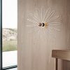 Elegant Flower Design Wall Lamp, White Metal Body, 58 x 12 x 58 cm | E27 Socket, Max 40W | Stylish Lighting for Modern Home Decor, IP20 Rated