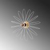 Elegant Flower Design Wall Lamp, White Metal Body, 58 x 12 x 58 cm | E27 Socket, Max 40W | Stylish Lighting for Modern Home Decor, IP20 Rated