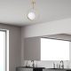 Elegant Gold Chandelier, Metal Body, 26 x 15 x 39 cm | E27 Socket, Max 40W | Non-Adjustable Height, Stylish Lighting for Home & Office Decor