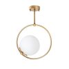 Elegant Gold Chandelier, Metal Body, 26 x 15 x 39 cm | E27 Socket, Max 40W | Non-Adjustable Height, Stylish Lighting for Home & Office Decor