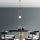 Elegant Gold Chandelier, Adjustable Height 66-146 cm, Metal Body with Glass Cap, Ø15 cm, E27 Socket, 90 cm Cable, Perfect for Modern Spaces, IP20