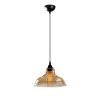 Scandinavian Chandelier, Black Metal Body, 28 x 28 cm, Height 112 cm, E27 Socket Max 40W, 90 cm Cable | Stylish Lighting for Modern Spaces