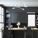Elegant Cream Chandelier, Iron Body, 64 x 64 cm, Height 30 cm, E27 Max 40W | Includes Setup Instructions | Stylish Lighting for Modern Spaces