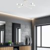 Elegant Cream Chandelier, Iron Body, 64 x 64 cm, Height 30 cm, E27 Max 40W | Includes Setup Instructions | Stylish Lighting for Modern Spaces