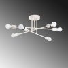 Elegant Cream Chandelier, Iron Body, 64 x 64 cm, Height 30 cm, E27 Max 40W | Includes Setup Instructions | Stylish Lighting for Modern Spaces