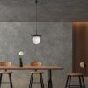 Elegant Black Chandelier, Metal Body, Adjustable Height 40-125 cm, Ø30 cm, IP20, E27 Socket (Max 40W) | Perfect for Modern Home Décor & Lighting