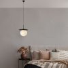 Elegant Black Chandelier, Metal Body, Adjustable Height 40-125 cm, Ø30 cm, IP20, E27 Socket (Max 40W) | Perfect for Modern Home Décor & Lighting