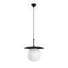Elegant Black Chandelier, Metal Body, Adjustable Height 40-125 cm, Ø30 cm, IP20, E27 Socket (Max 40W) | Perfect for Modern Home Décor & Lighting