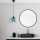 Elegant Blue Chandelier, Adjustable Height 40-120 cm, Metal Body, Ø20 cm Cap, Ø14 Base, 1 x E27 Socket, Perfect for Modern Spaces, IP20 Rated