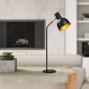 Industrial Scandinavian Table Lamp, Black Metal Body, 17 x 37 cm, Height 76 cm, E27 Socket Max 40W, Stylish & Functional Lighting for Modern Spaces