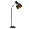 Industrial Scandinavian Table Lamp, Black Metal Body, 17 x 37 cm, Height 76 cm, E27 Socket Max 40W, Stylish & Functional Lighting for Modern Spaces