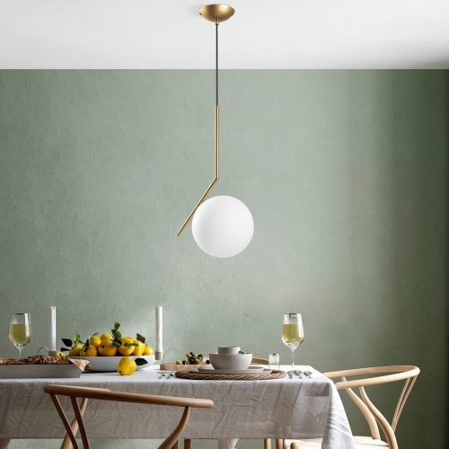Elegant Gold Chandelier, Adjustable Height 75-115 cm, Metal Body, Ø25 cm Cap, 1 x G9 Socket (Max 10W), Perfect for Modern Living Spaces, IP20 Rated