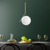 Elegant Gold Chandelier, Adjustable Height 75-115 cm, Metal Body, Ø25 cm Cap, 1 x G9 Socket (Max 10W), Perfect for Modern Living Spaces, IP20 Rated