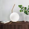 Elegant Gold Table Lamp, Metal Body, 23 x 28 x 42 cm | On/Off Switch, 200 cm Cable, G9 Socket (Max 10W) | Stylish Lighting for Home & Office Decor