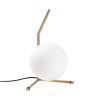 Elegant Gold Table Lamp, Metal Body, 23 x 28 x 42 cm | On/Off Switch, 200 cm Cable, G9 Socket (Max 10W) | Stylish Lighting for Home & Office Decor