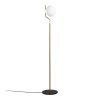 Elegant Gold Floor Lamp, Metal Body, 30 x 30 x 168 cm | 20 cm Cap Diameter, 250 cm Cable, On/Off Switch | Stylish Lighting for Modern Spaces