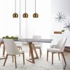 Elegant Scandinavian Chandelier, Vintage Metal Body, 65 x 15 cm, Height 111 cm, Adjustable, 3 x E27 Max 40W, IP20 | Perfect for Glam Home Decor