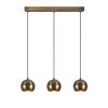 Elegant Scandinavian Chandelier, Vintage Metal Body, 65 x 15 cm, Height 111 cm, Adjustable, 3 x E27 Max 40W, IP20 | Perfect for Glam Home Decor