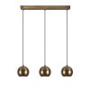 Elegant Scandinavian Chandelier, Vintage Metal Body, 65 x 15 cm, Height 111 cm, Adjustable, 3 x E27 Max 40W, IP20 | Perfect for Glam Home Decor