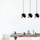 Glam Scandinavian Chandelier, Black & Gold, 70 cm Diameter, 114 cm Height | Adjustable, 3 x E27 Max 40W | Elegant Lighting for Modern Spaces