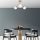 Opviq, 521SHN3514, Elegant Gold Chandelier, Metal Body, 56 cm Diameter, 40 cm Height | Non-Adjustable | Perfect for Living Room & Dining Spaces, Stylish Design