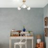 Elegant Gold Chandelier, Metal Body, 56 cm Diameter, 40 cm Height | 3 x E14 Socket, Non-Adjustable | Perfect for Living Room & Dining Spaces, Stylish Design